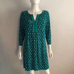 BODEN ISOBEL GREEN TUNIC DRESS SIZE 12